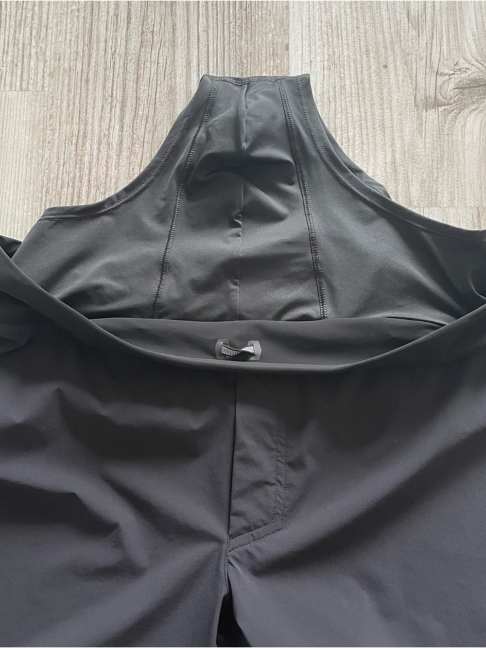 Run on Clouds Men’s Black Athletic Shorts with Built-in Underwear-L-Like New! - Picture 8 of 8